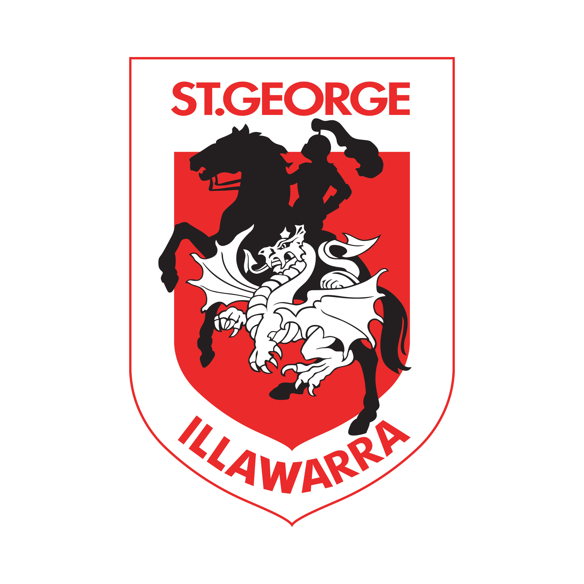 NRL St. George Illawarra Dragons Merchandise by Ashtabula