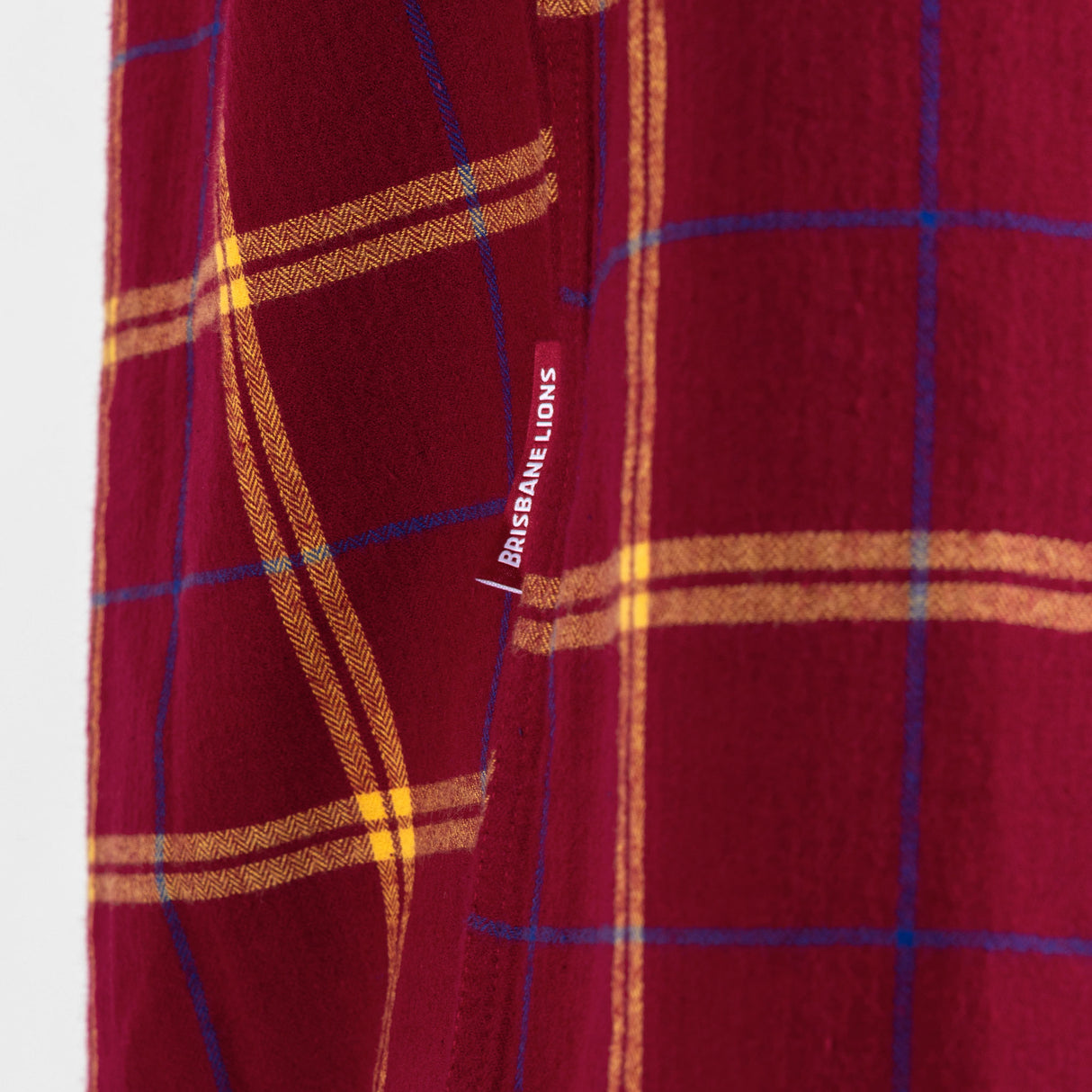 AFL Brisbane Lions 'Mustang' Flannel Shirt - Ashtabula