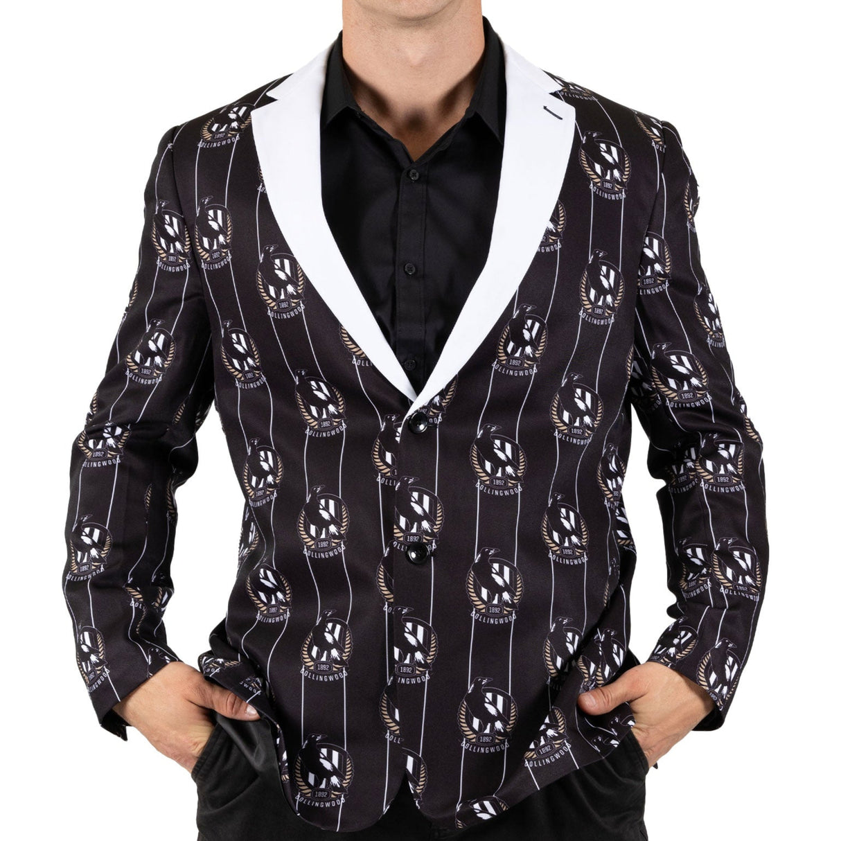 AFL Collingwood 'Front Bar' Sports Jacket - Ashtabula