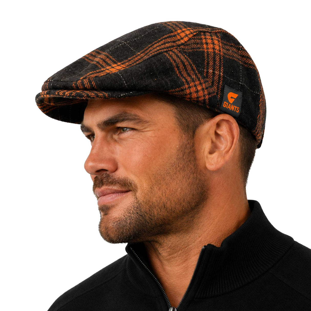 AFL GWS Giants 'Angus' Flat Cap - Ashtabula