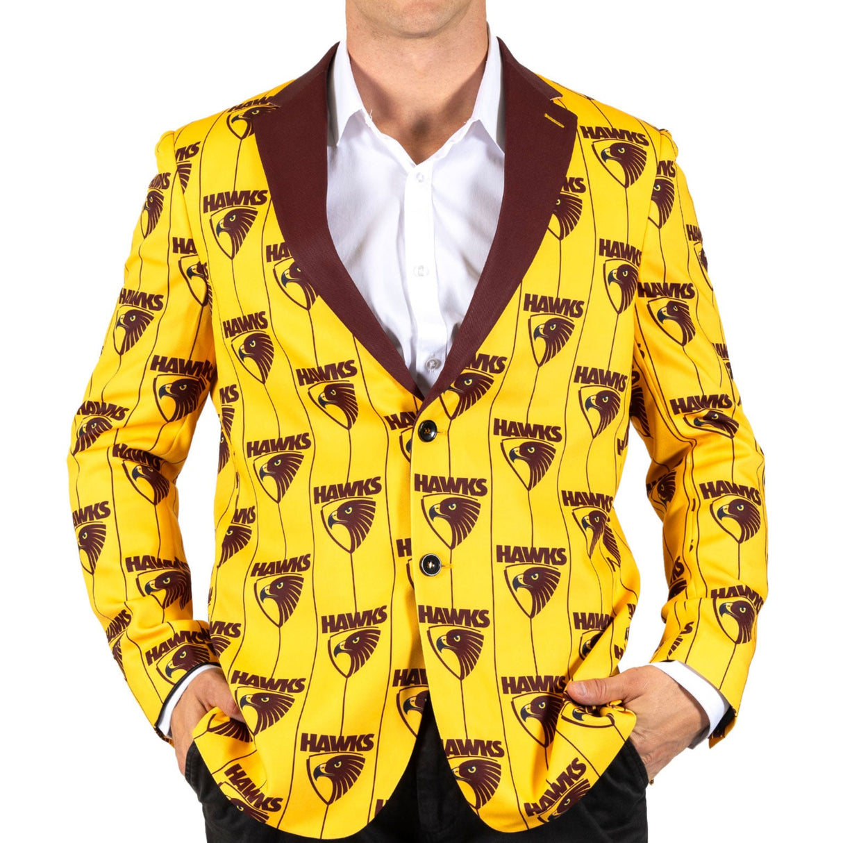 AFL Hawthorn 'Front Bar' Sports Jacket - Ashtabula