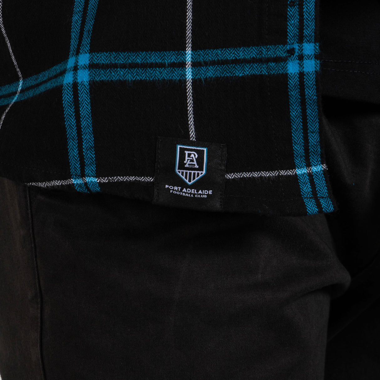 AFL Port Adelaide 'Mustang' Flannel Shirt - Ashtabula