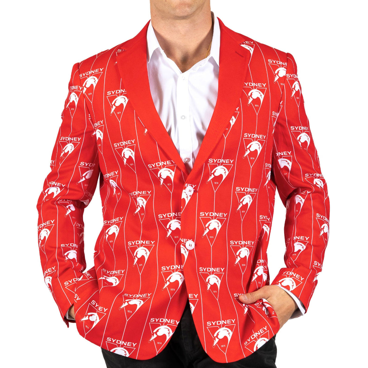 AFL Sydney Swans 'Front Bar' Sports Jacket - Ashtabula