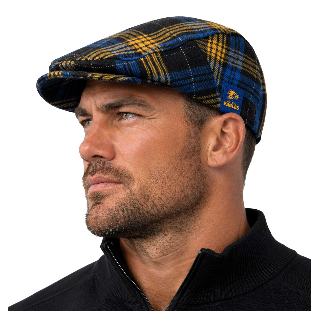 AFL West Coast Eagles 'Angus' Flat Cap - Ashtabula