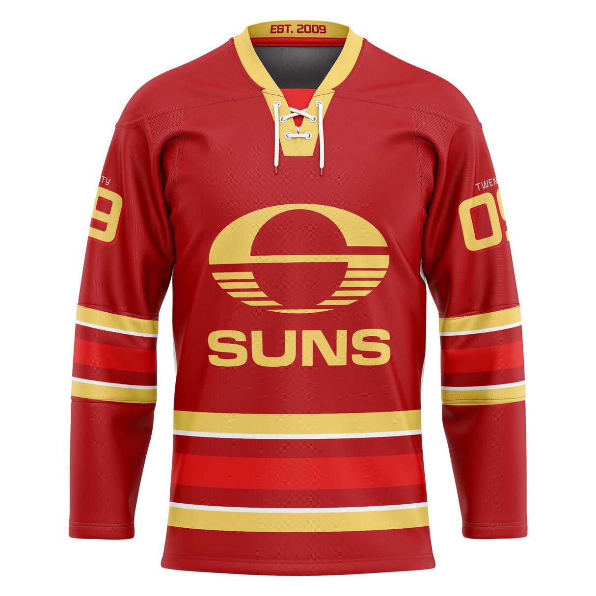 AFL Gold Coast Suns 'Bruiser' Hockey Jersey - Ashtabula