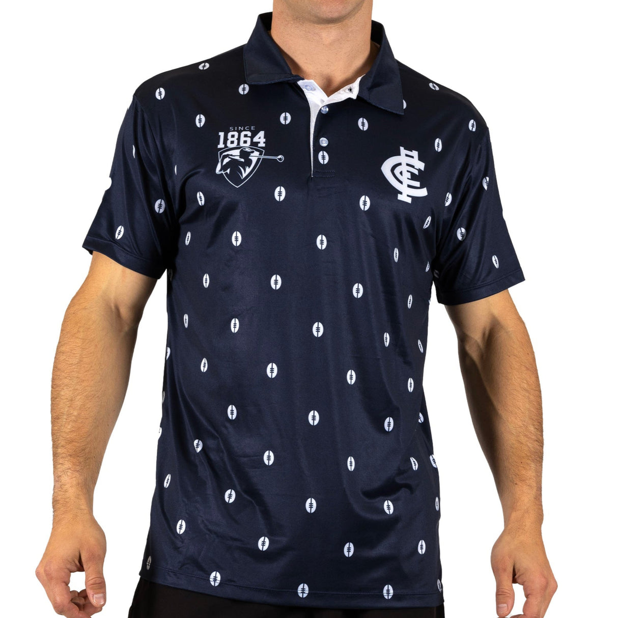 AFL Carlton 'Mulligan' Golf Polo - Ashtabula