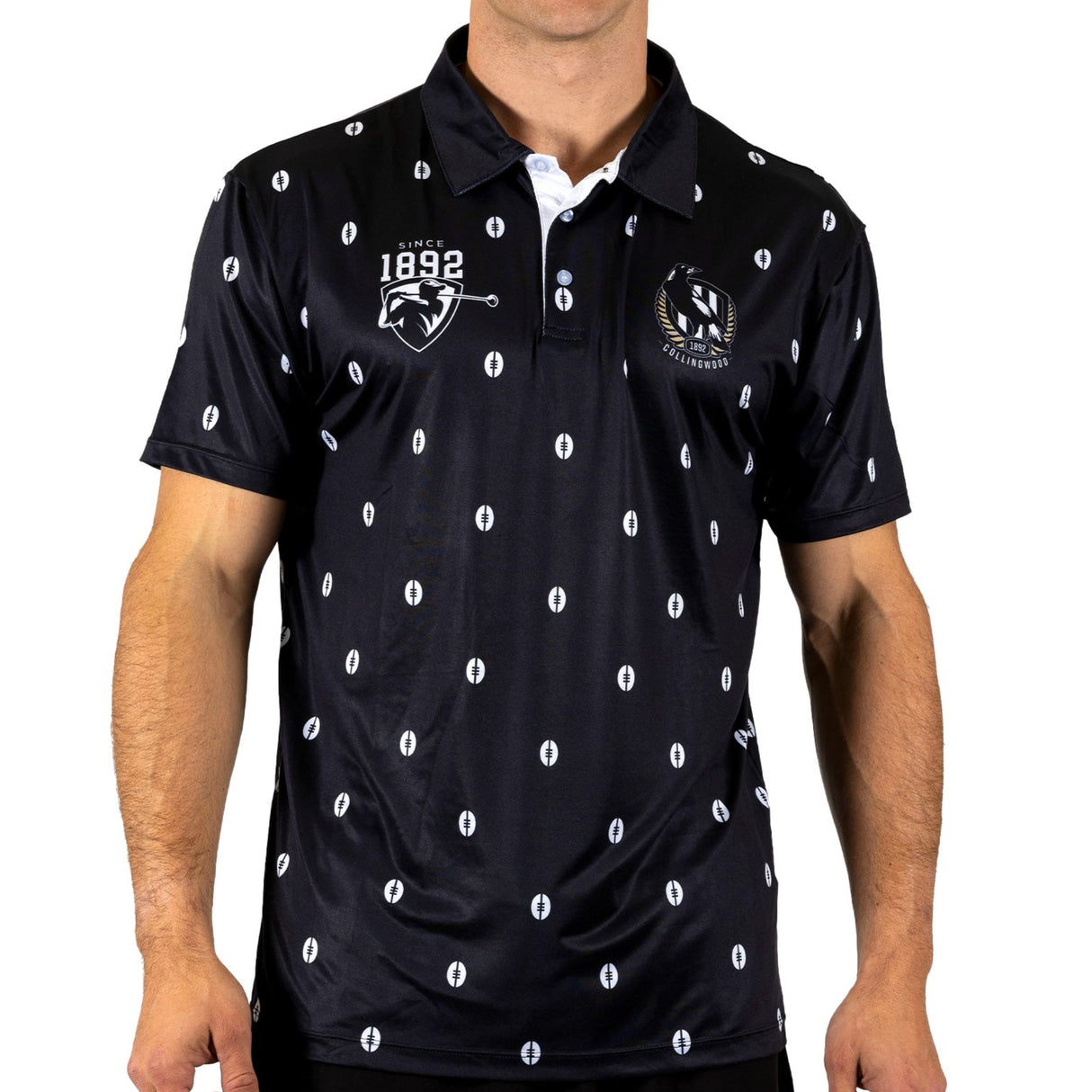 AFL Collingwood 'Mulligan' Golf Polo - Ashtabula