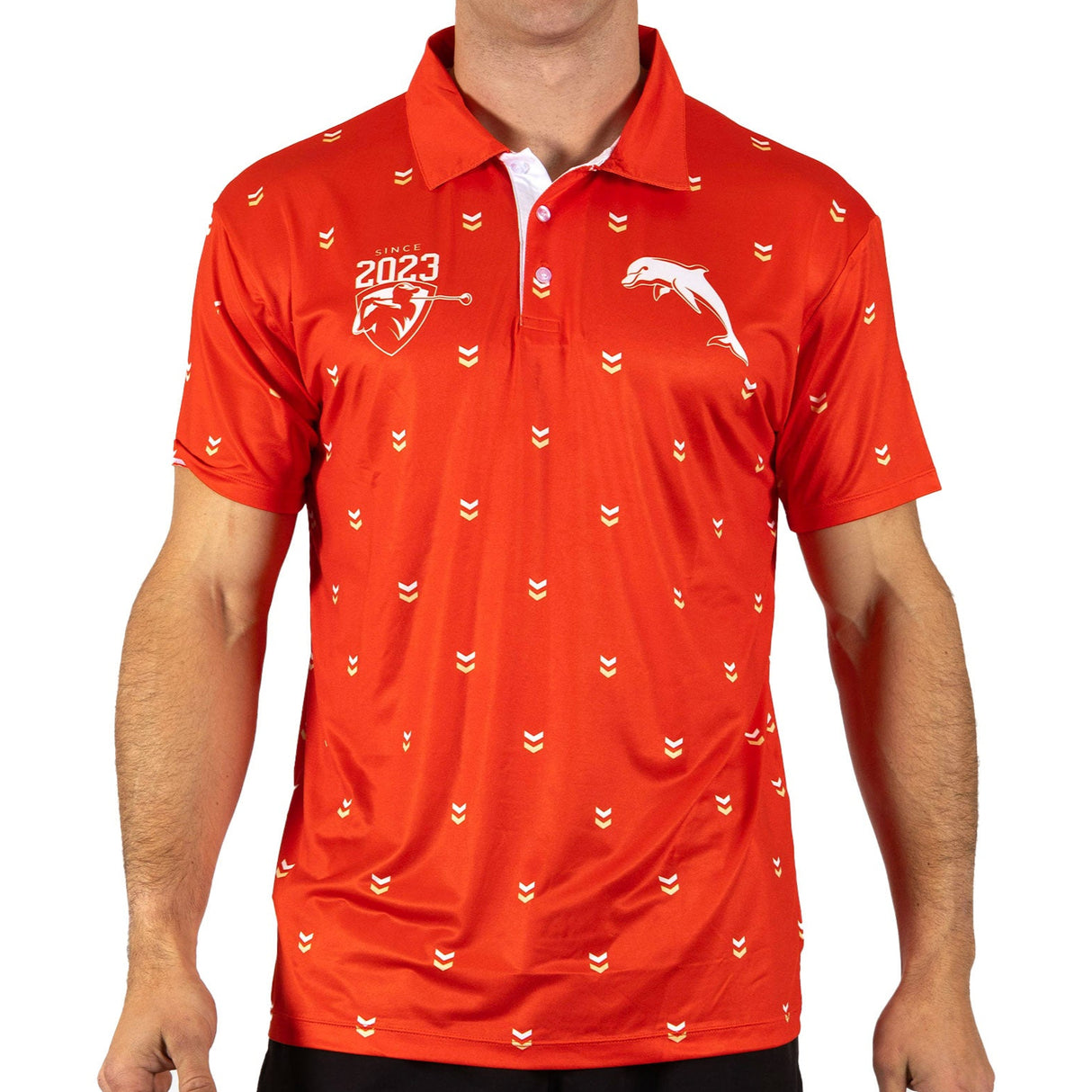 NRL Dolphins 'Mulligan' Golf Polo - Ashtabula