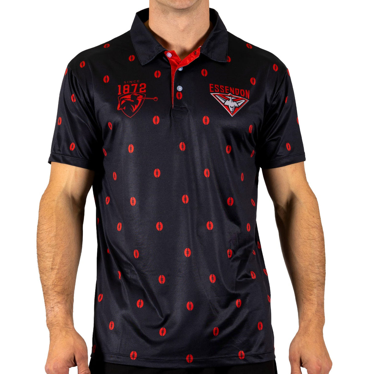 AFL Essendon Bombers 'Mulligan' Golf Polo - Ashtabula