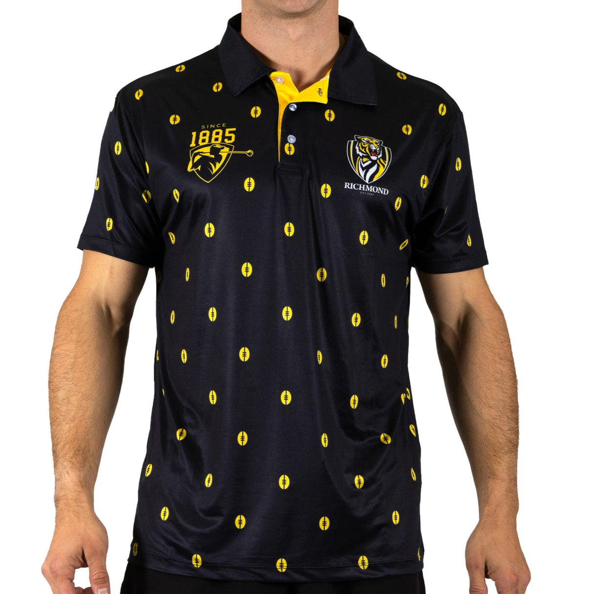 AFL Richmond Tigers 'Mulligan' Golf Polo - Ashtabula