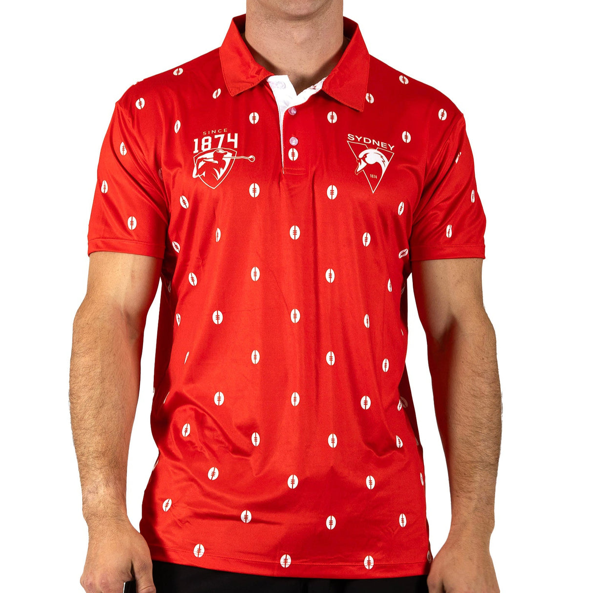 AFL Sydney Swans 'Mulligan' Golf Polo - Ashtabula