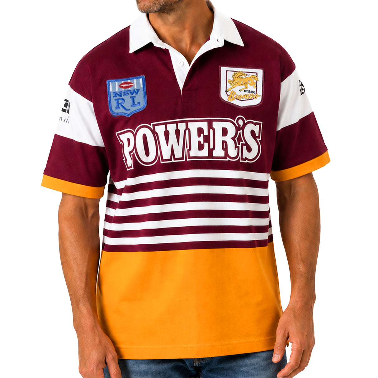 NRL Broncos Retro Jersey 1992