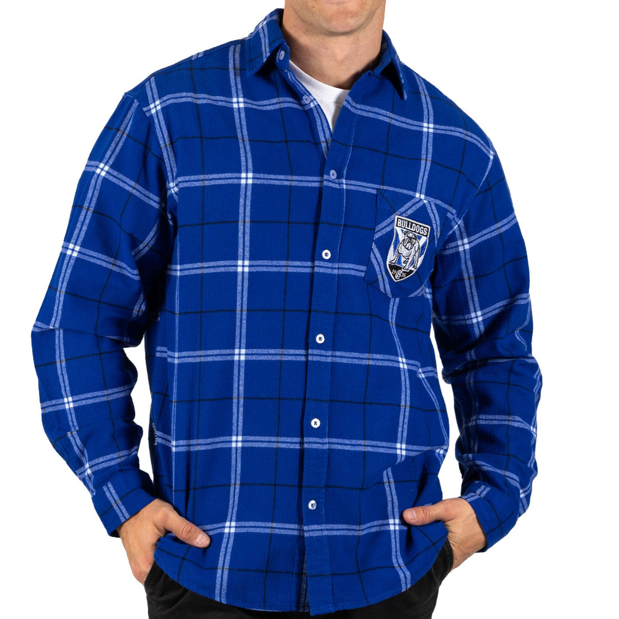 NRL Bulldogs 'Mustang' Flannel Shirt - Ashtabula