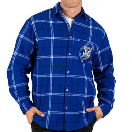 NRL Bulldogs 'Mustang' Flannel Shirt - Ashtabula