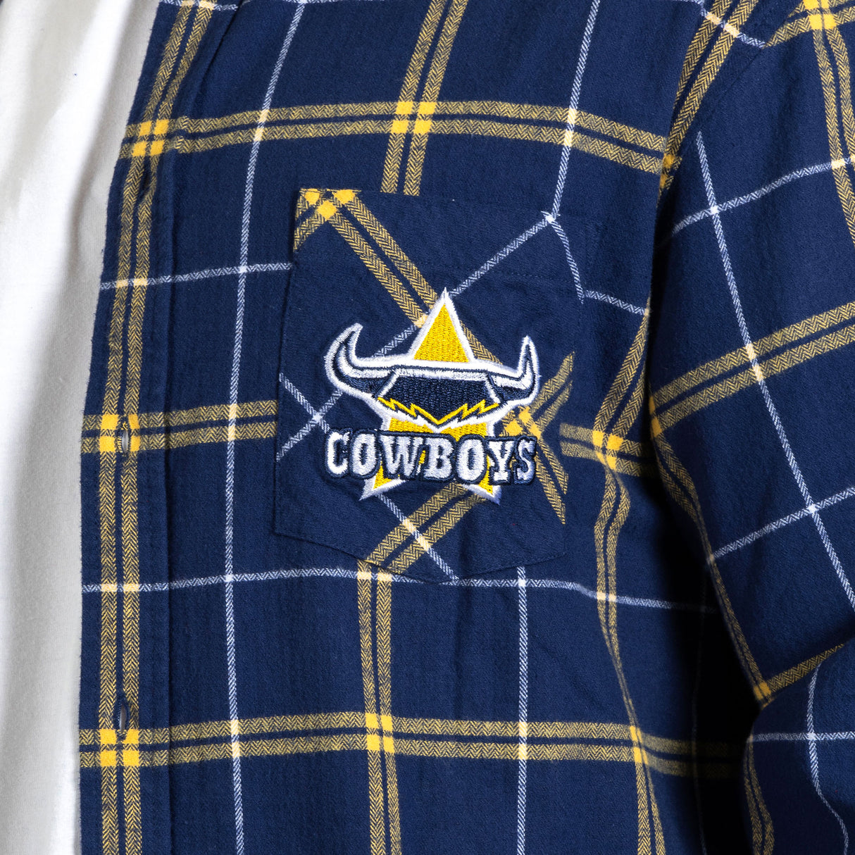 NRL Cowboys 'Mustang' Flannel Shirt - Ashtabula
