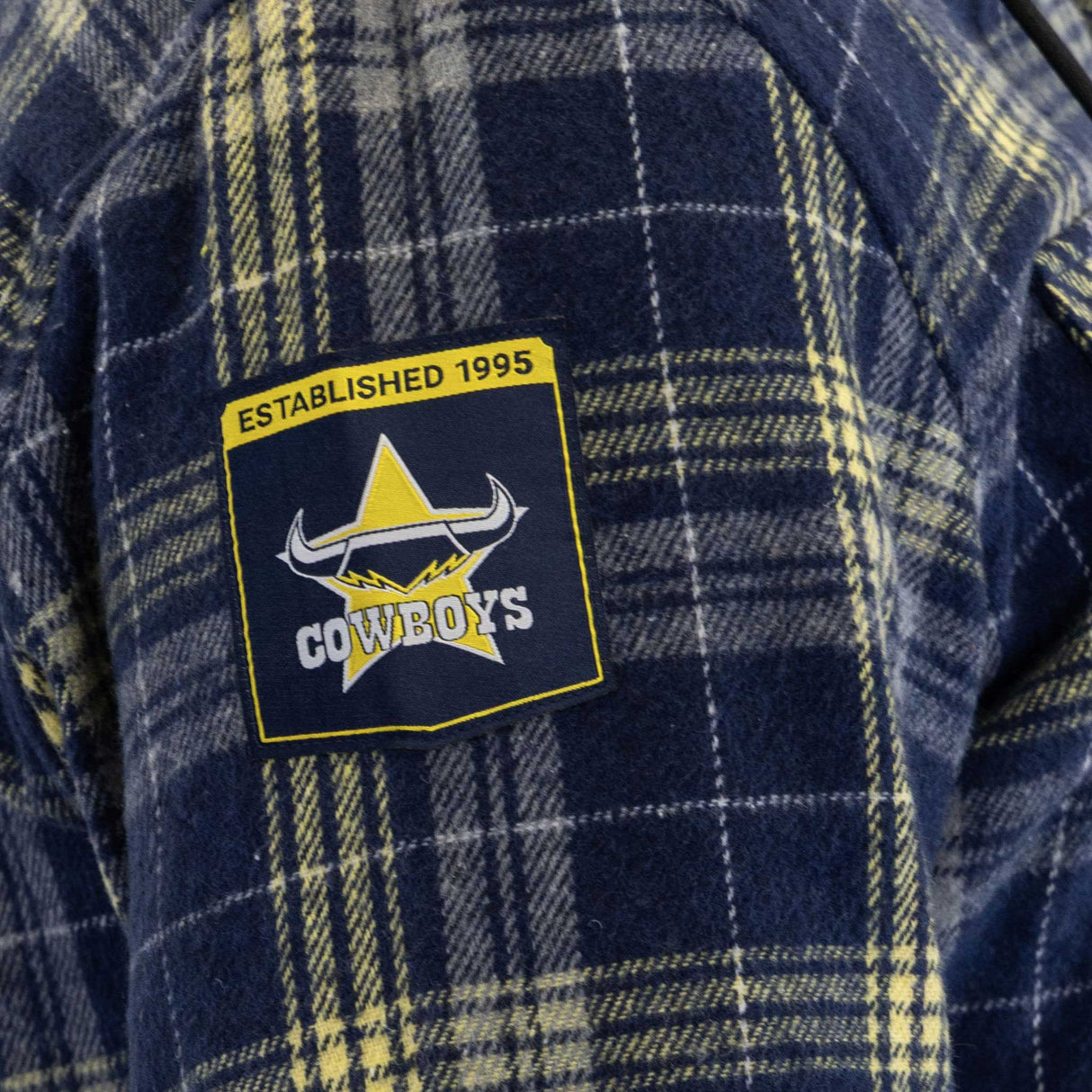 NRL Cowboys 'Highland' Hooded Flannel Shirt - Ashtabula
