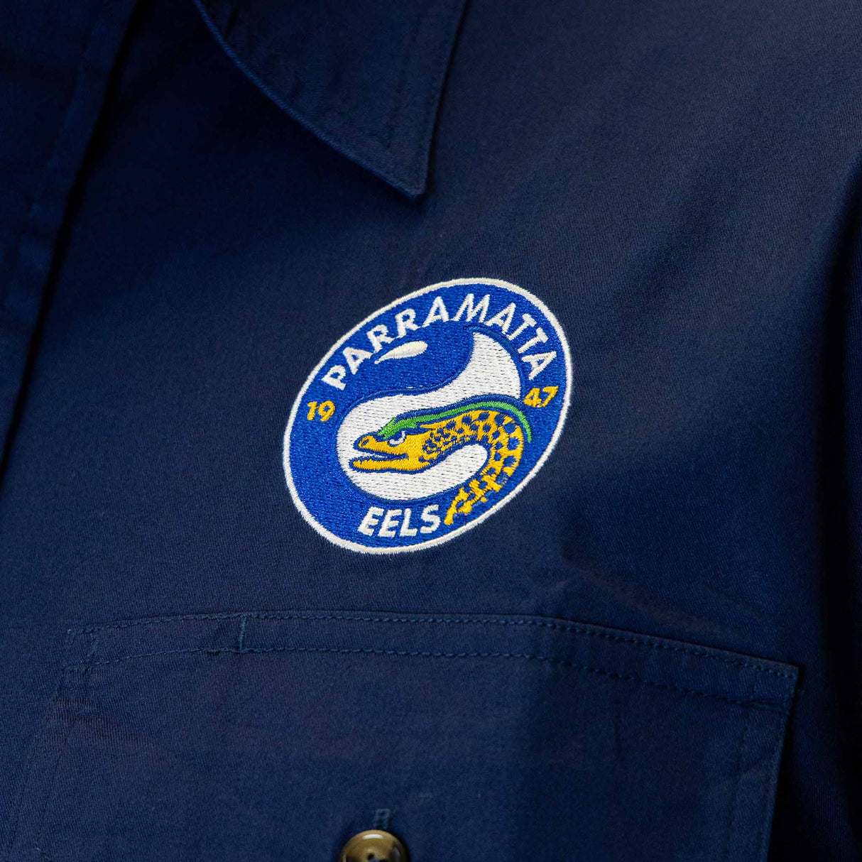 NRL Eels 'Rusty' Work Shirt - Ashtabula