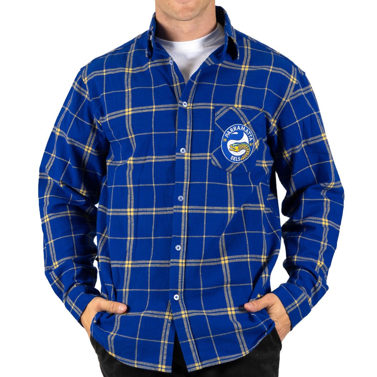 NRL Eels 'Mustang' Flannel Shirt - Ashtabula