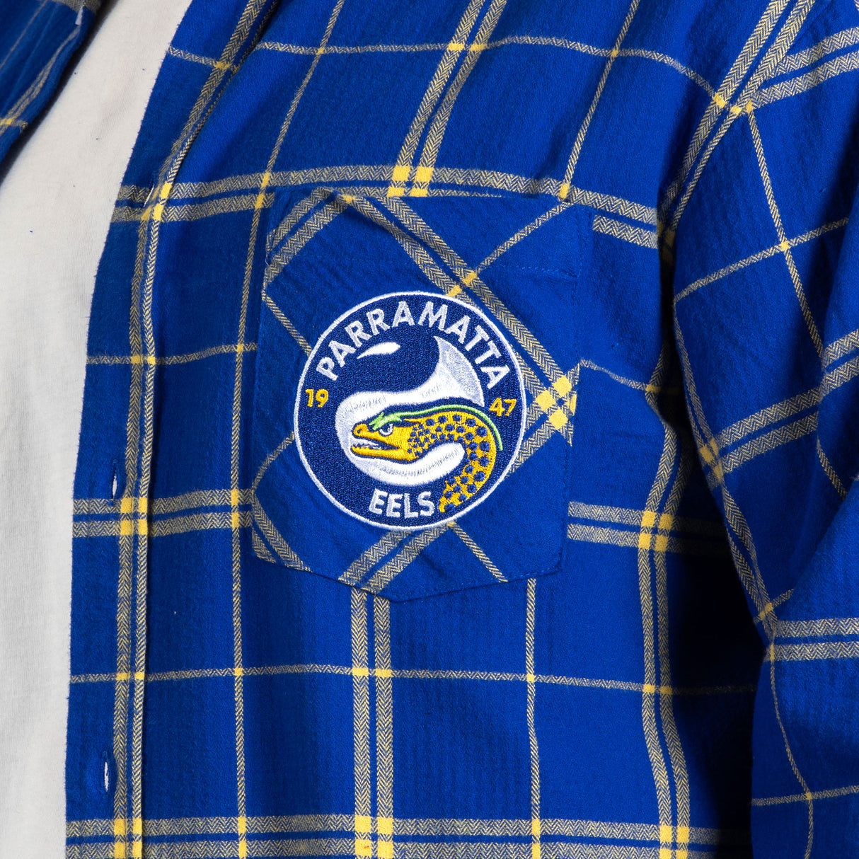 NRL Eels 'Mustang' Flannel Shirt - Ashtabula