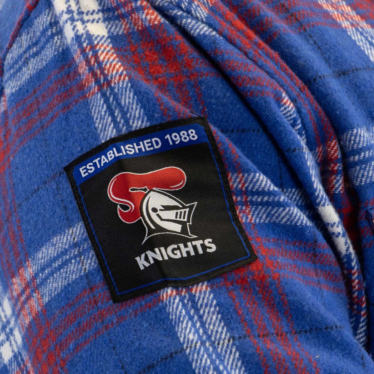NRL Knights 'Highland' Hooded Flannel Shirt - Ashtabula
