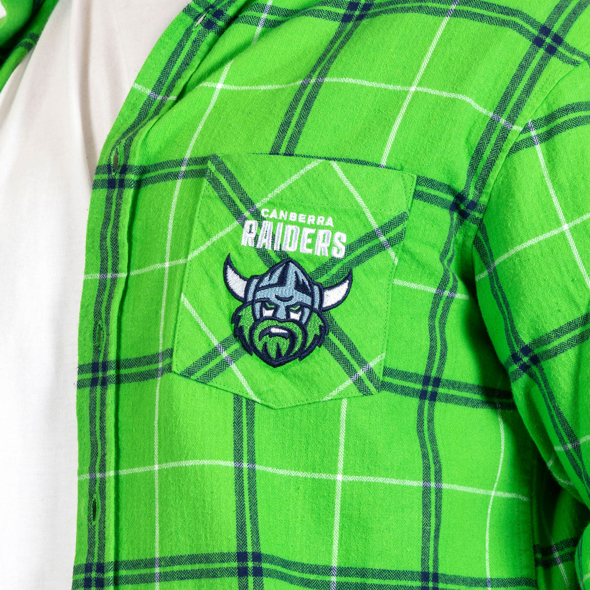 NRL Raiders 'Mustang' Flannel Shirt - Ashtabula