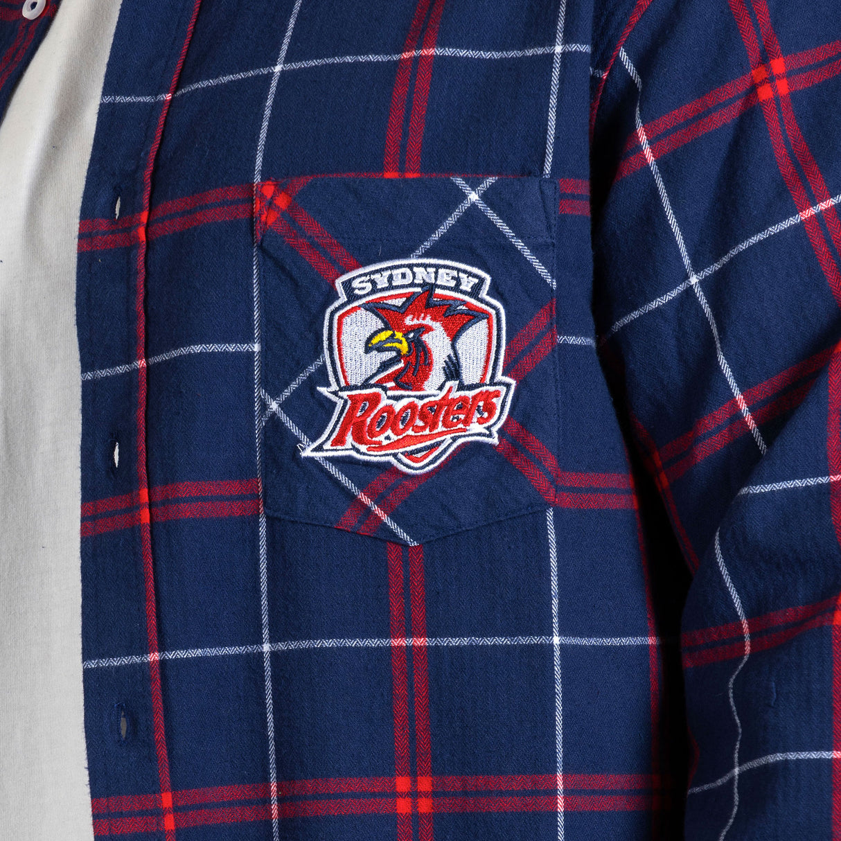 NRL Roosters 'Mustang' Flannel Shirt - Ashtabula