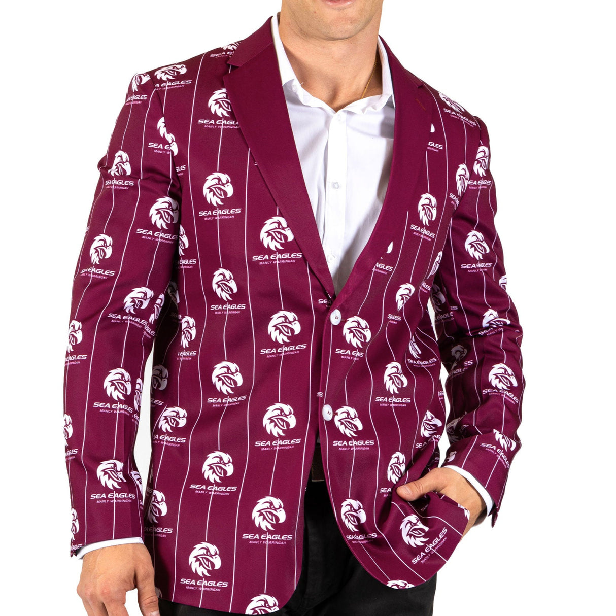 NRL Sea Eagles 'Front Bar' Sports Jacket - Ashtabula