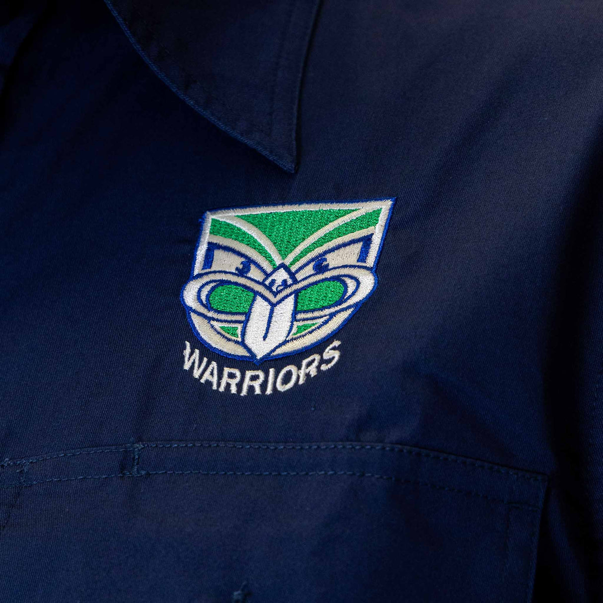 NRL Warriors 'Rusty' Work Shirt - Ashtabula