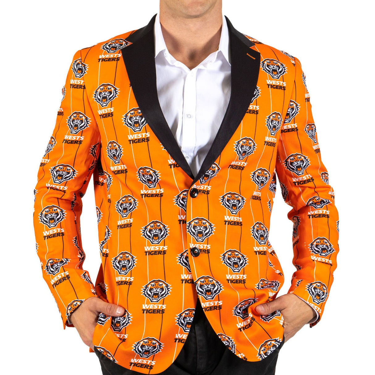 NRL Wests Tigers 'Front Bar' Sports Jacket - Ashtabula
