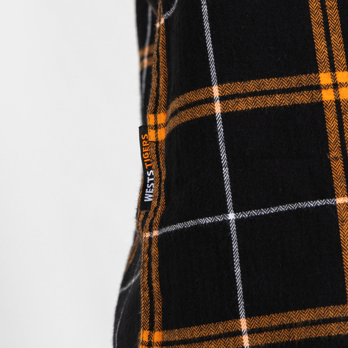 NRL Wests Tigers 'Mustang' Flannel Shirt - Ashtabula