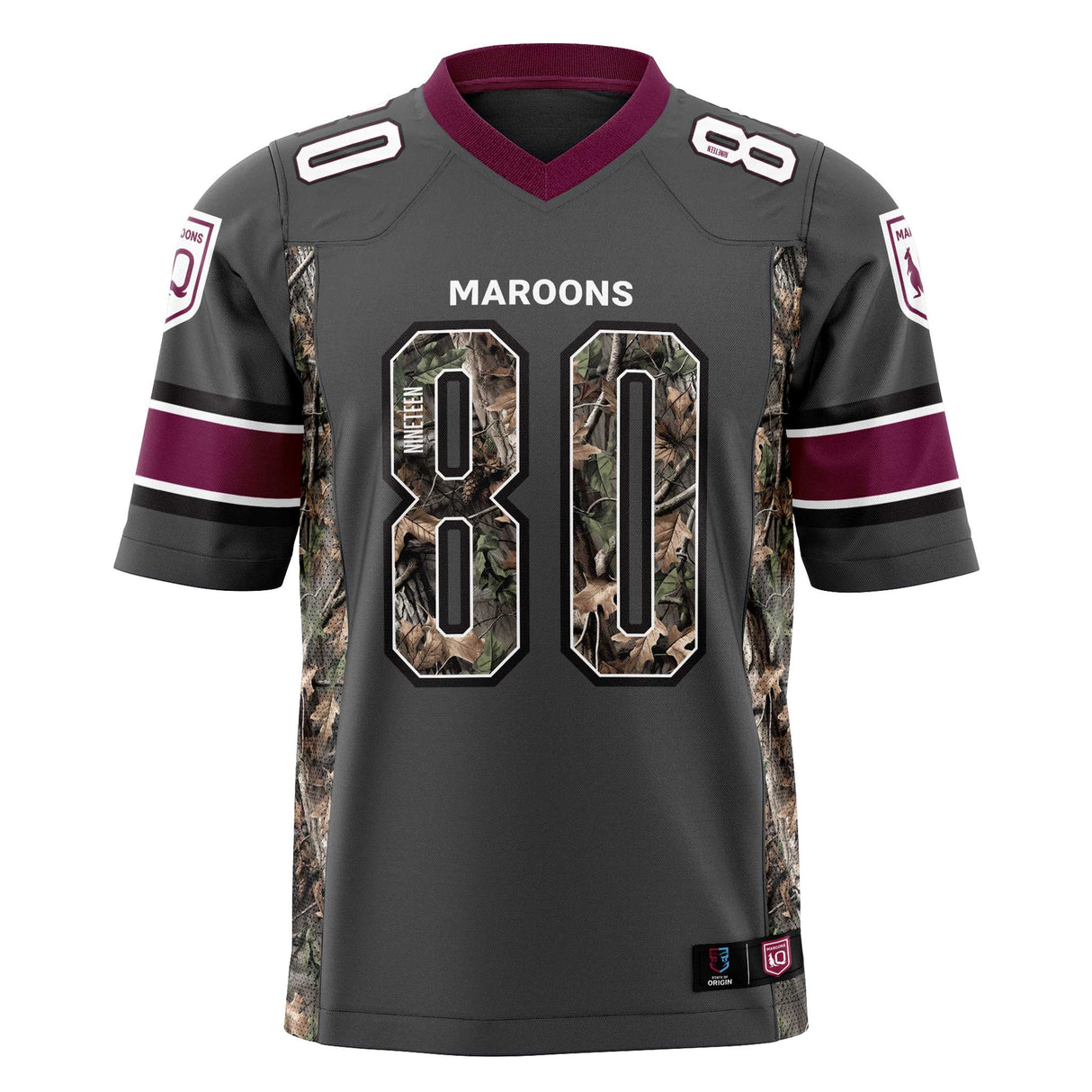 QLD Maroons 'Overwatch' Gridiron Jersey - Ashtabula