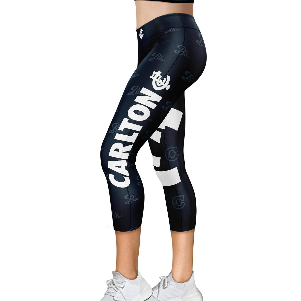 AFL Carlton 'Siren' Leggings - Ashtabula