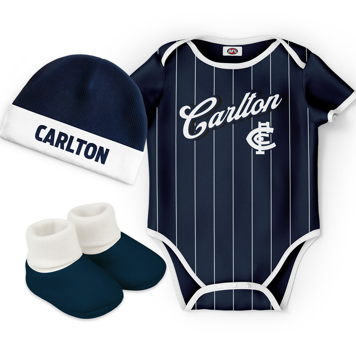 AFL Carlton 'Lullaby' 3pc Gift Set - Ashtabula