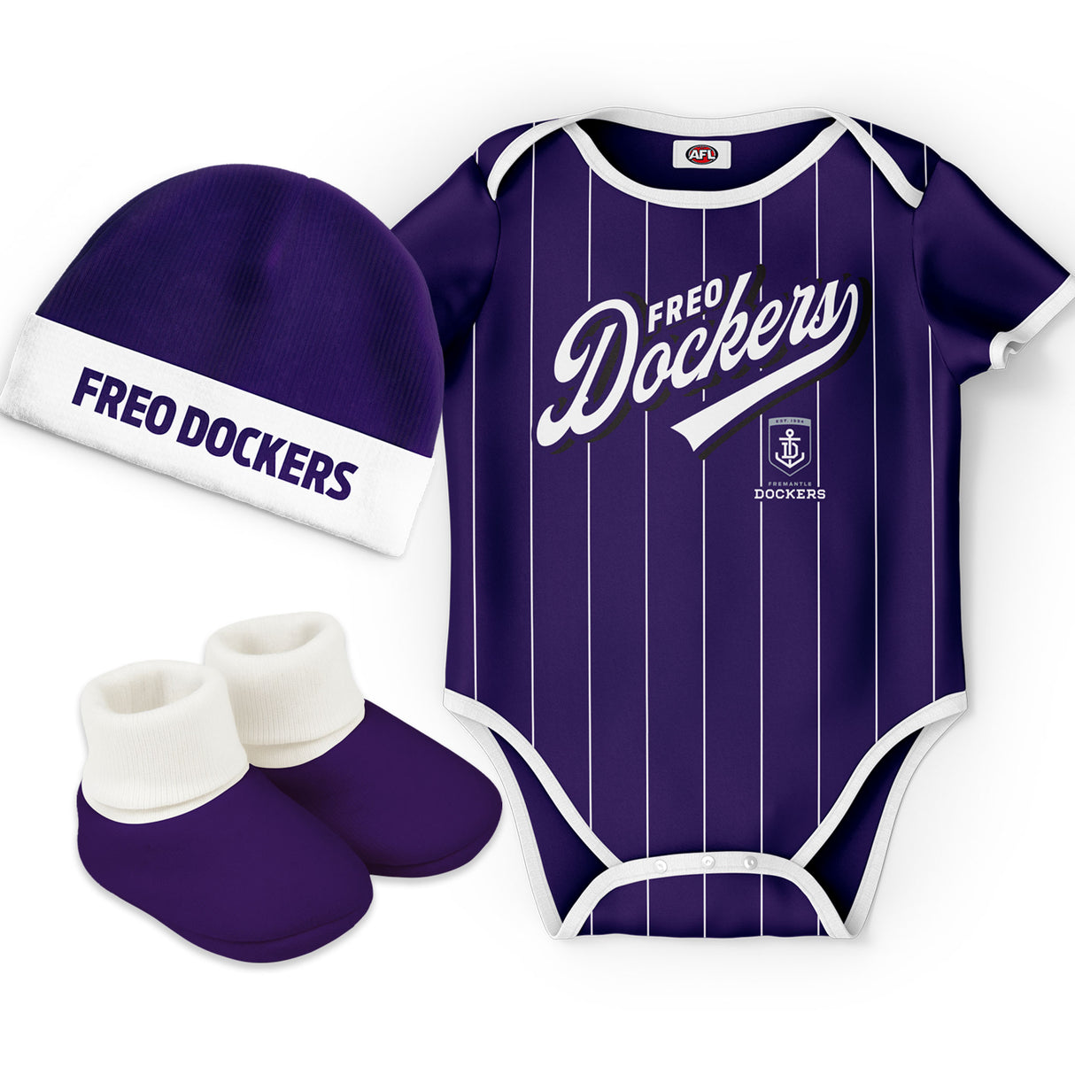 AFL Fremantle Dockers 'Lullaby' 3pc Gift Set - Ashtabula