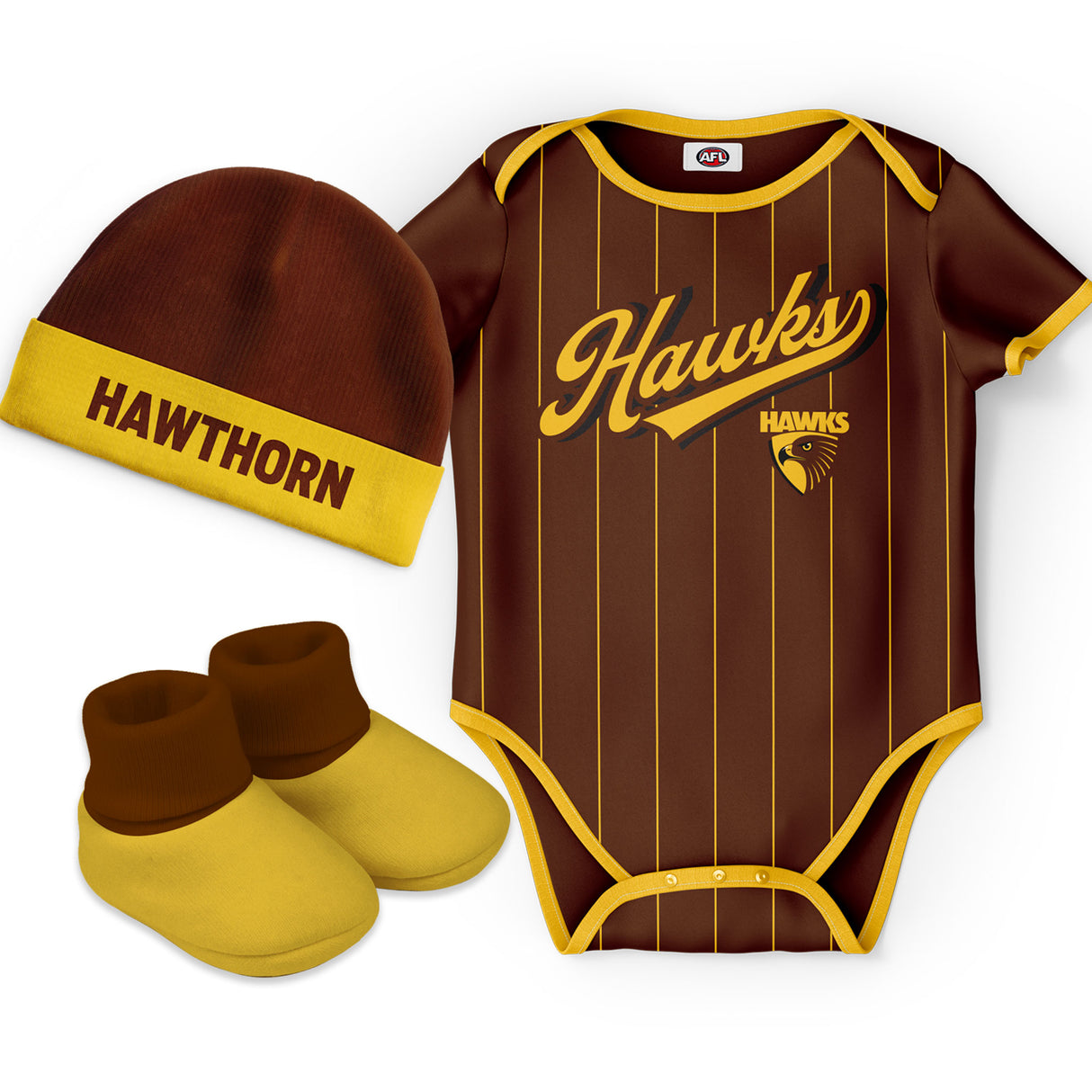 AFL Hawthorn 'Lullaby' 3pc Gift Set - Ashtabula