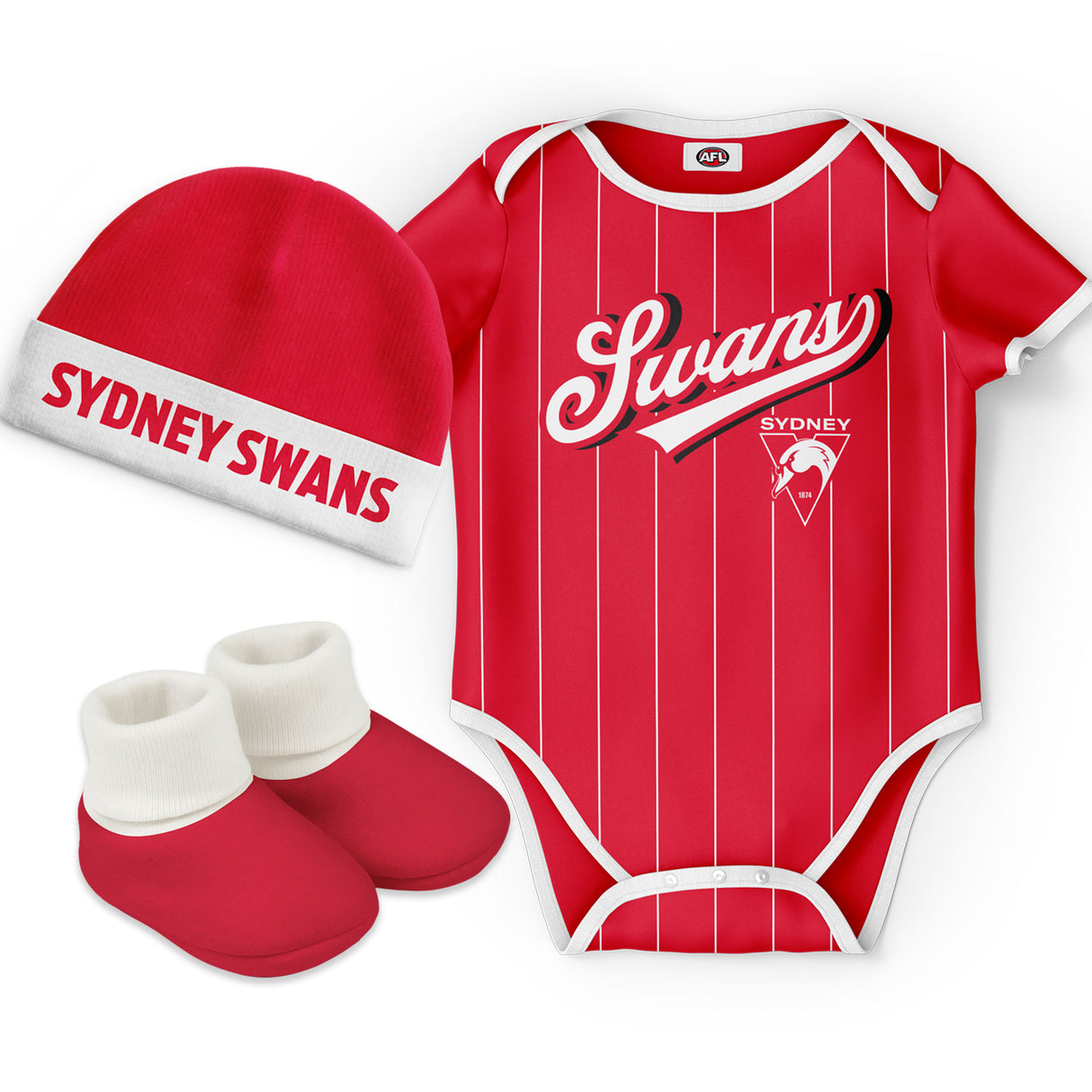 AFL Sydney Swans 'Lullaby' 3pc Gift Set - Ashtabula