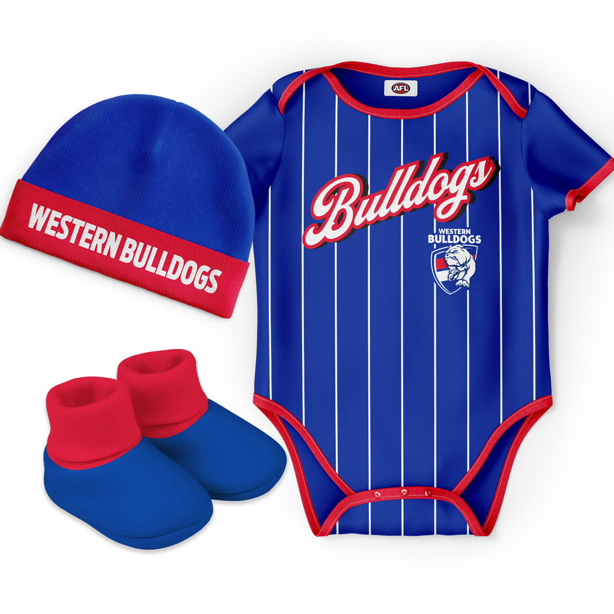 AFL Western Bulldogs 'Lullaby' 3pc Gift Set - Ashtabula