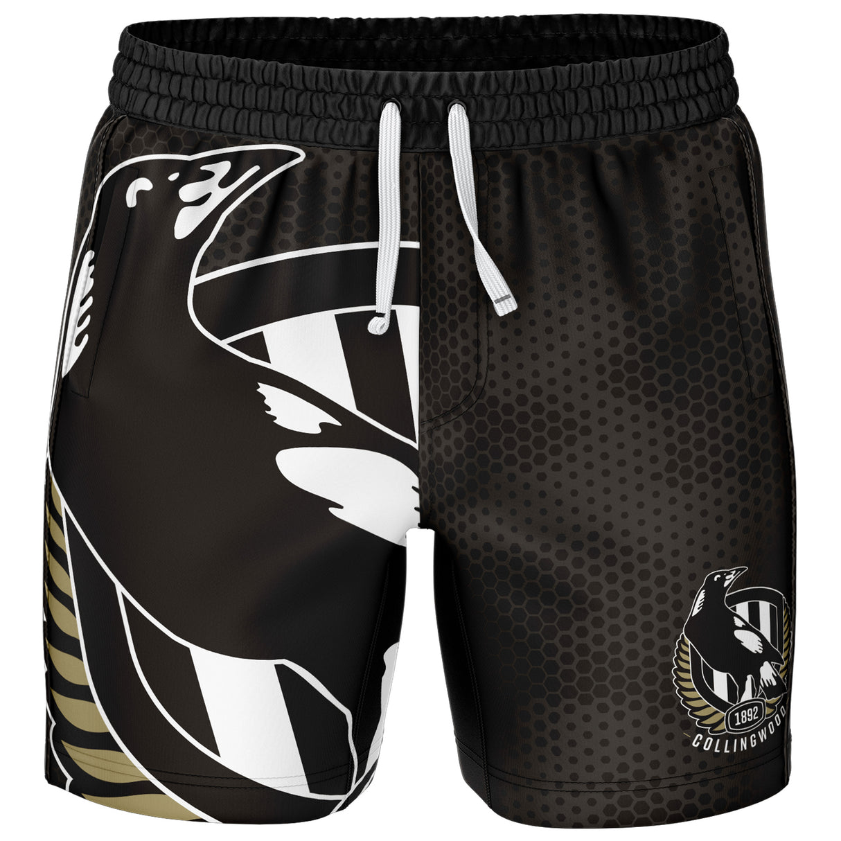 AFL Collingwood 'Big Shot' Volley Shorts - Ashtabula