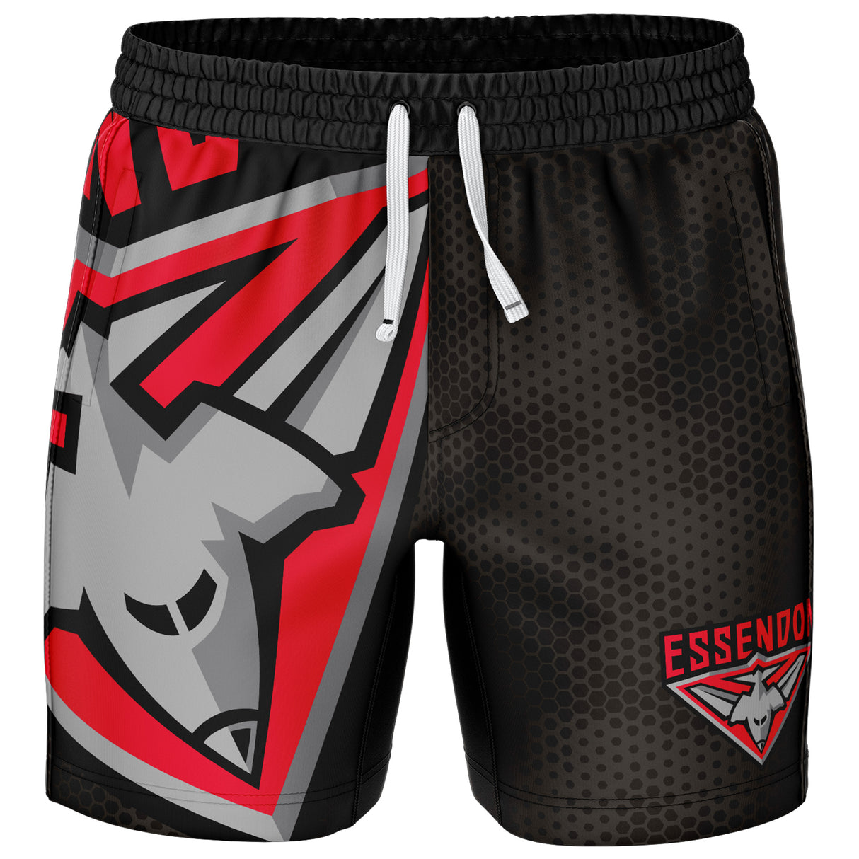 AFL Essendon Bombers 'Big Shot' Volley Shorts - Ashtabula