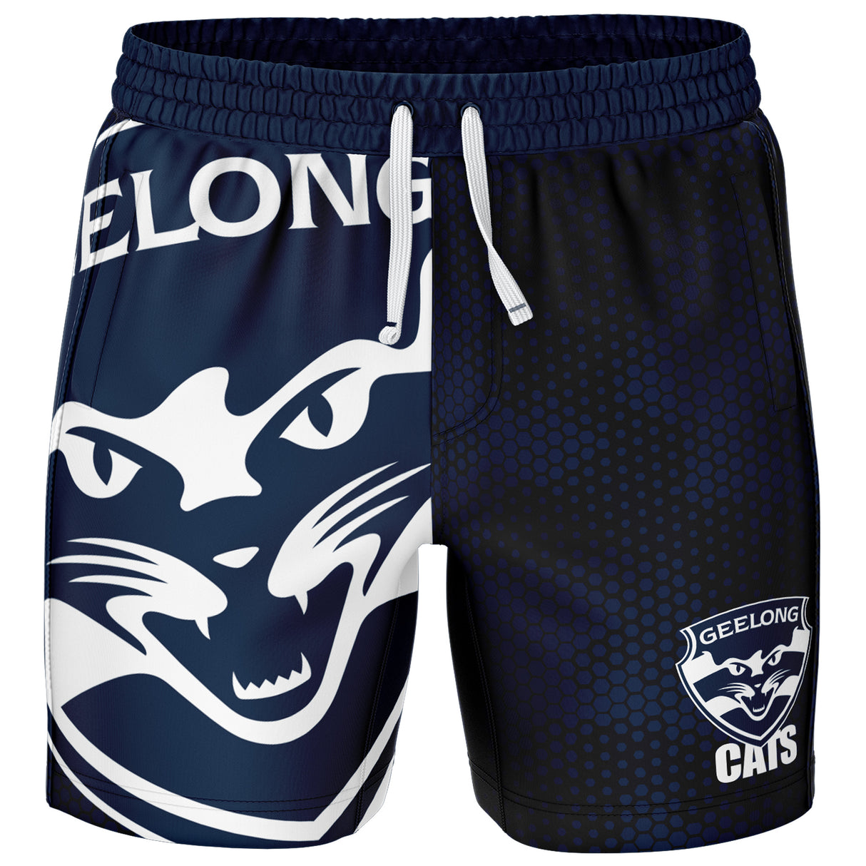 AFL Geelong Cats 'Big Shot' Volley Shorts - Ashtabula