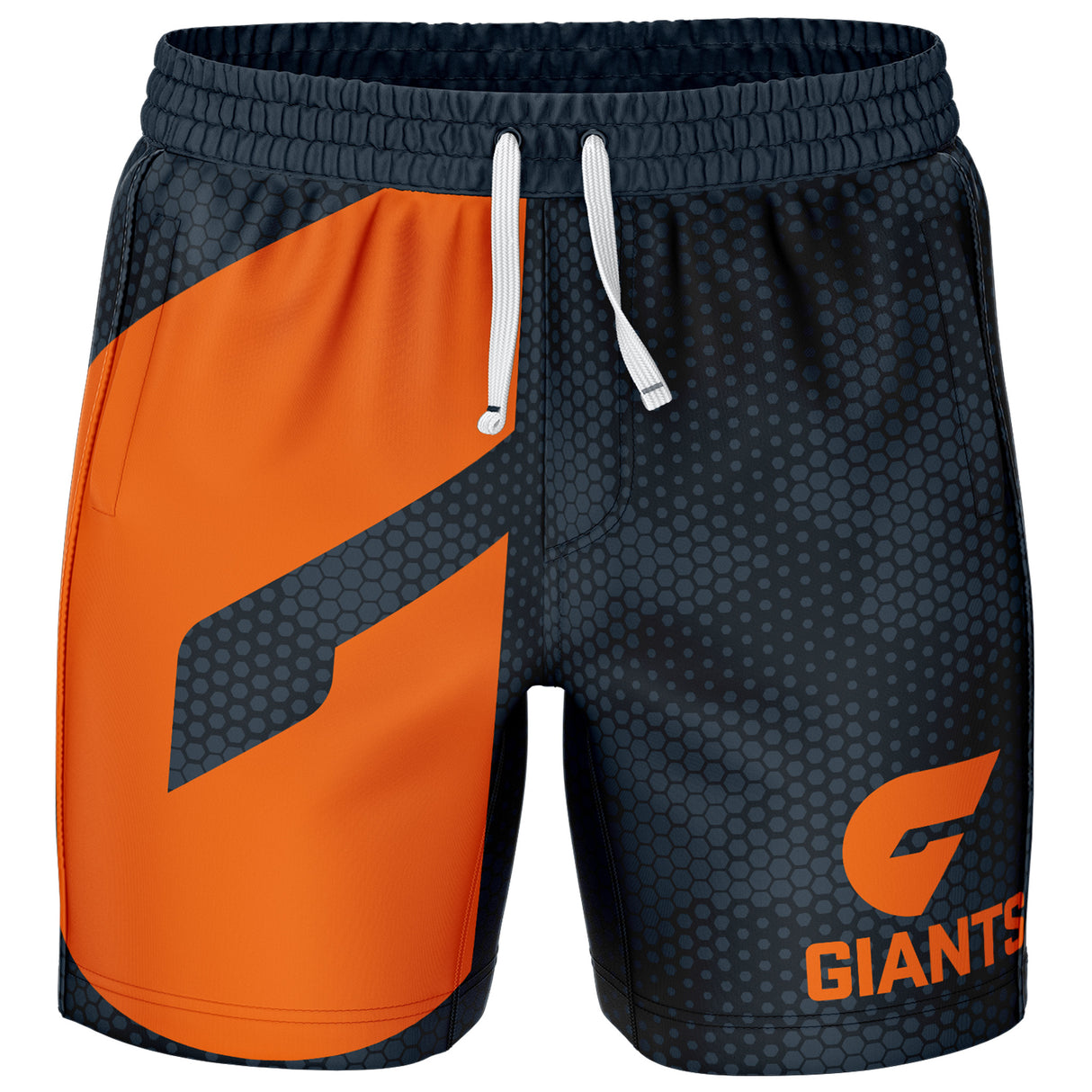 AFL GWS Giants 'Big Shot' Volley Shorts - Ashtabula