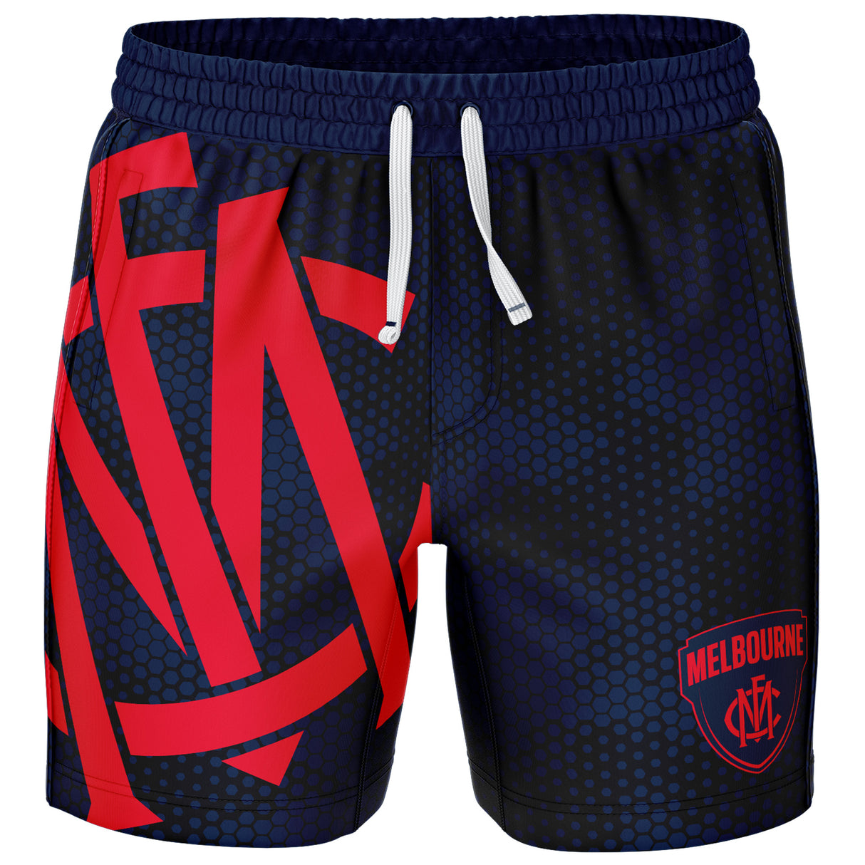 AFL Melbourne Demons 'Big Shot' Volley Shorts - Ashtabula
