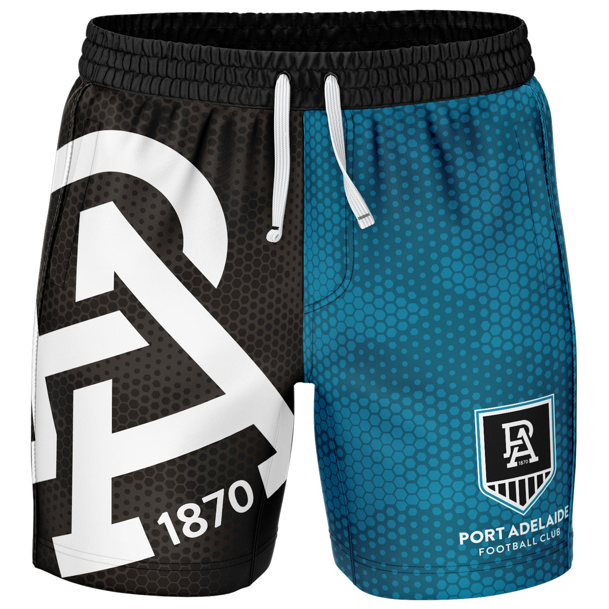 AFL Port Adelaide 'Big Shot' Volley Shorts - Ashtabula