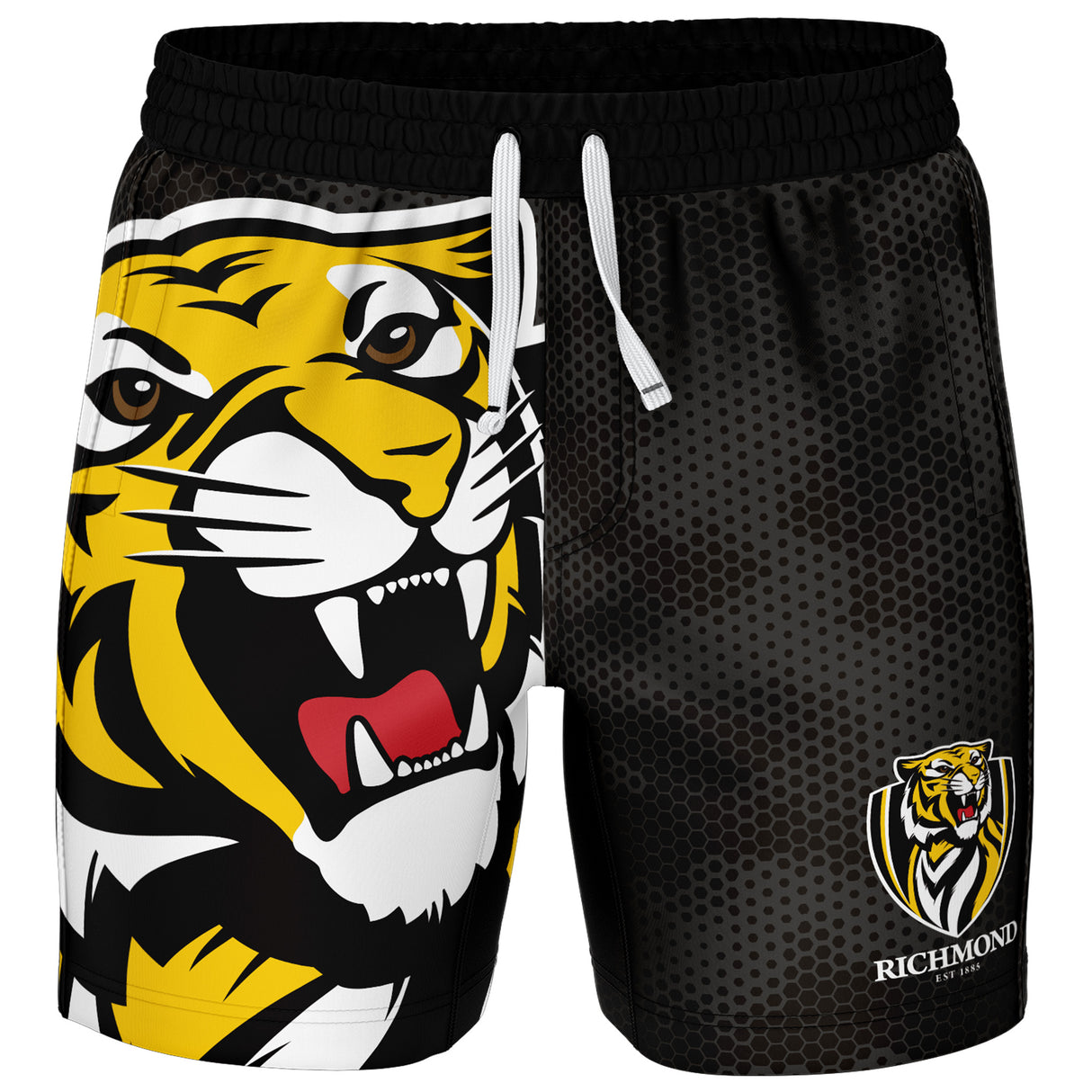 AFL Richmond Tigers 'Big Shot' Volley Shorts - Ashtabula