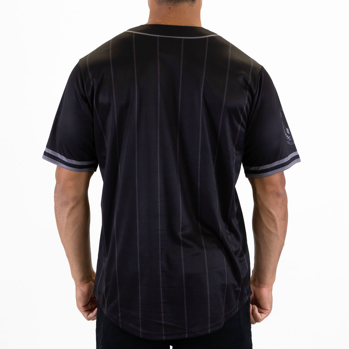 AFL Collingwood Blackout Baseball Shirt - Ashtabula