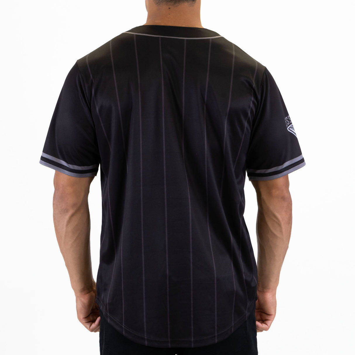 AFL Essendon Bombers Blackout Baseball Shirt - Ashtabula