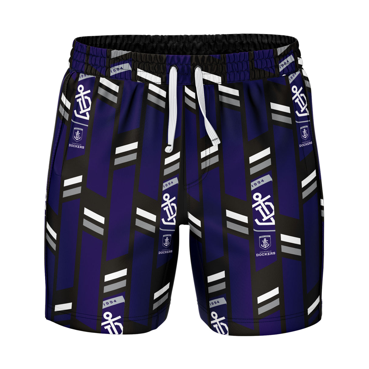 AFL Fremantle Dockers 'Riviera' Volley Swim Shorts - Ashtabula