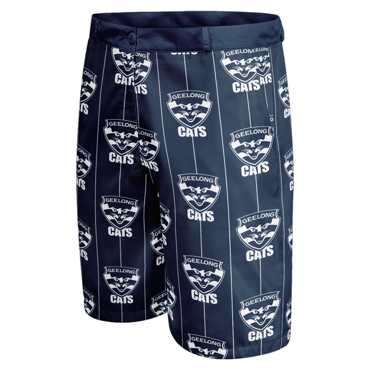 AFL Geelong Cats 'Front Bar' Dress Shorts - Ashtabula