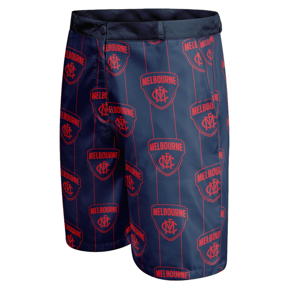 AFL Melbourne Demons 'Front Bar' Dress Shorts - Ashtabula