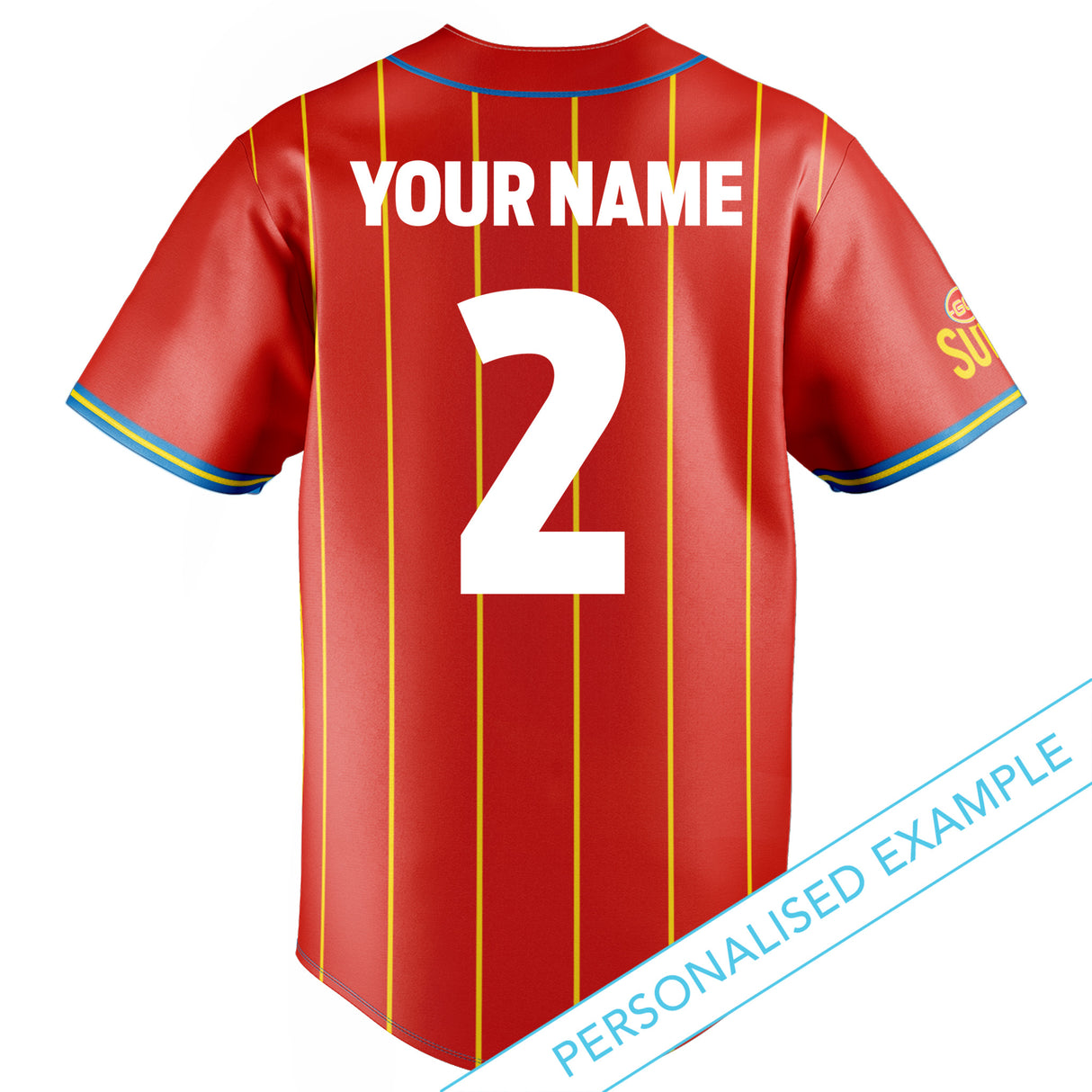 AFL GC Suns 'Slugger' Baseball Shirt - Ashtabula